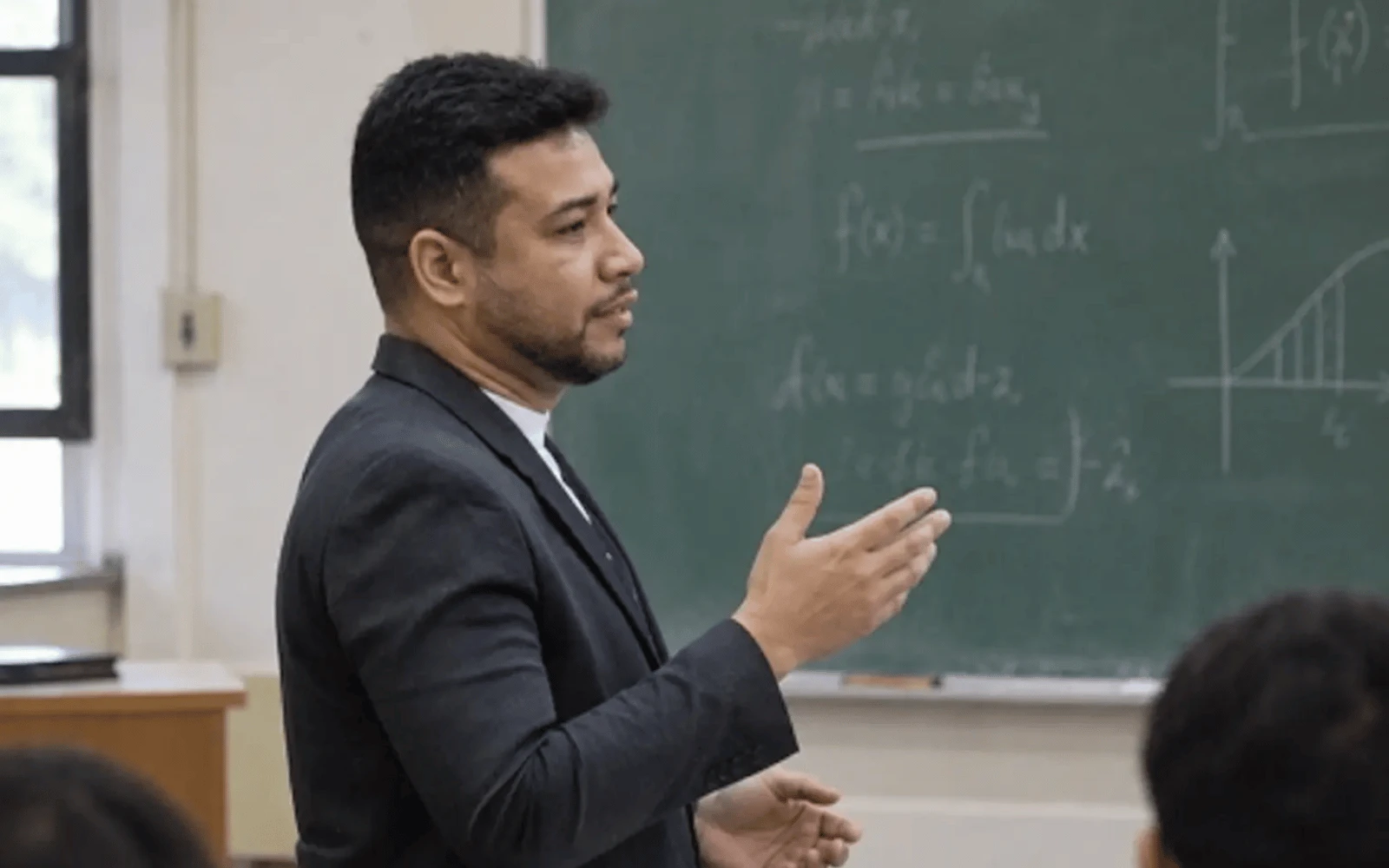 Gilberto Fernandes conduzindo aula